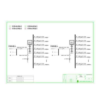 Dual-Circuit 300A Row PDU Cabinet CHINT per Circuit 20-Circuit total 40-Circuit