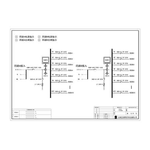 Dual-Circuit 40A Row PDU Cabinet CHINT per Circuit 6-Circuit total 12-Circuit