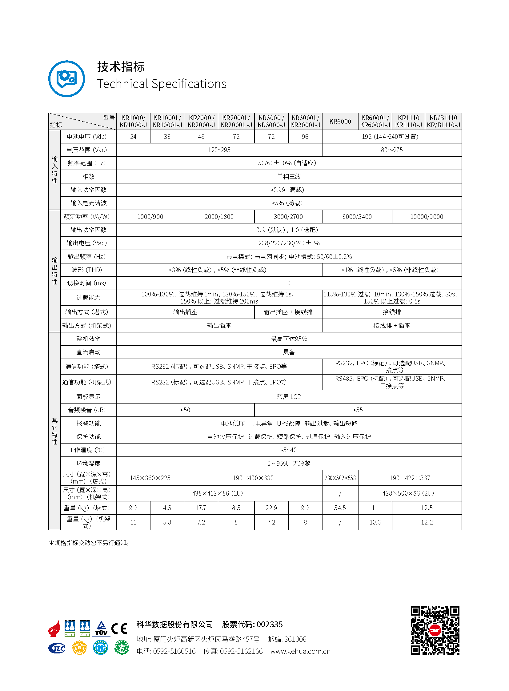 科华YTR1101 - 产品简介1