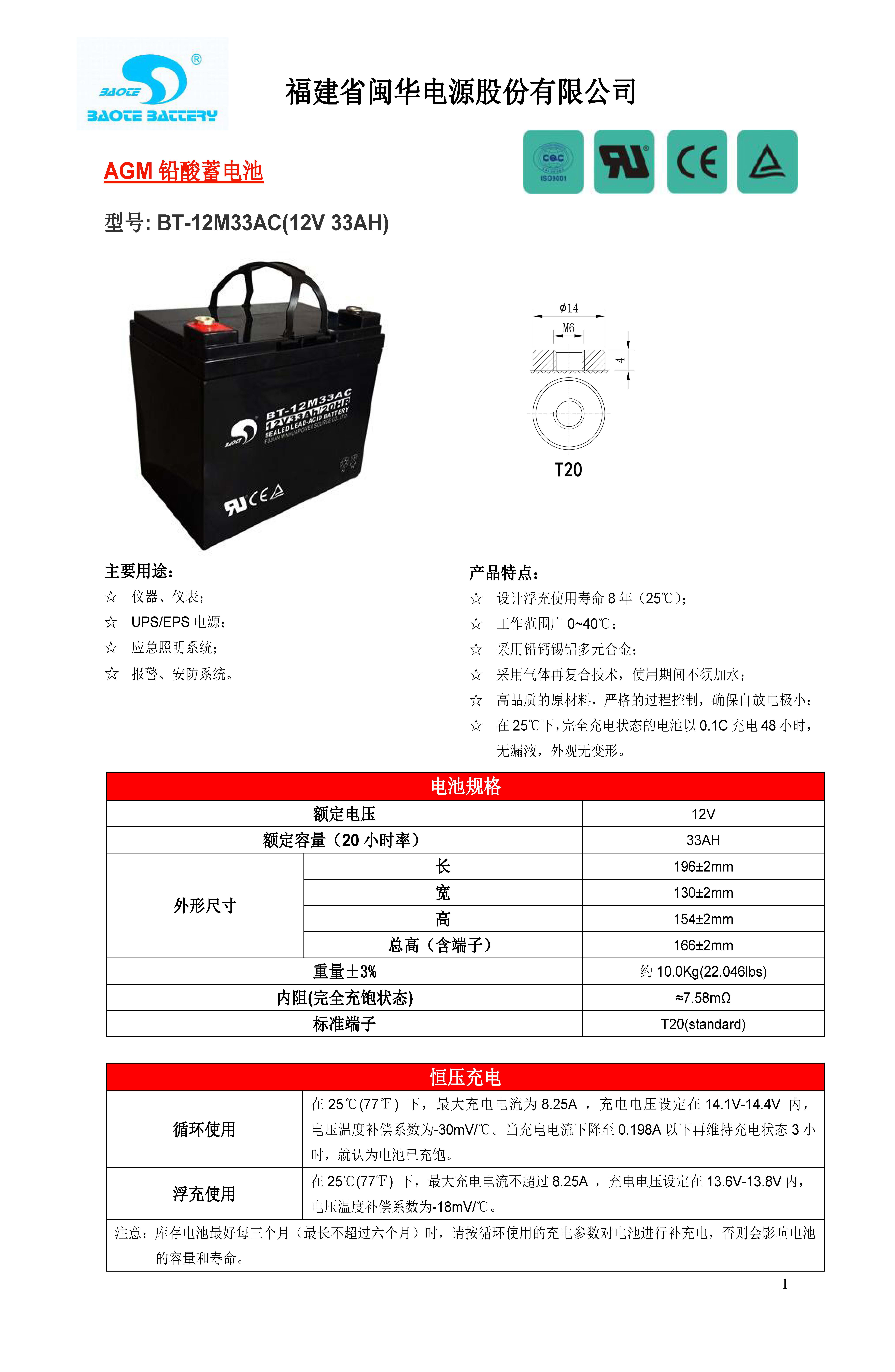 赛特 BT-12M33AC - 产品简介1