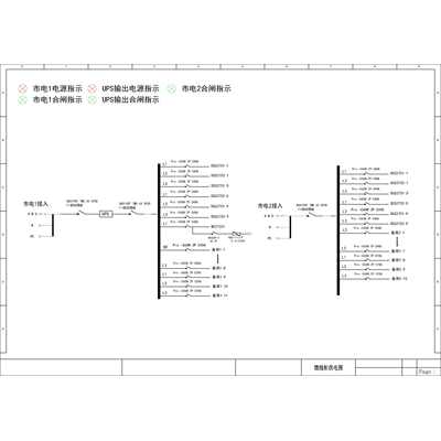 UPS Combined Input/Output Cabinet Schneider 63A 3P Standard