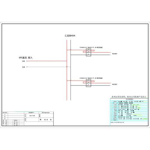 Battery Breaker Cabinet ABB 400A 3P Standard