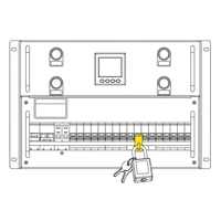 12U Distribution Unit Delixi 100A 2P Dual Circuit 10-Circuit (Variant) 2