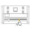 12U配电单元 ABB 100A 2P 双回路 10回路（衍） 2