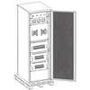 Utility Distribution Cabinet CHINT 125A 4P Dual-Circuit 40-Circuit (Variant) 2