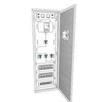 ATS Precision Distribution Cabinet Delixi 100A 4P 25-Circuit (Variant) 2