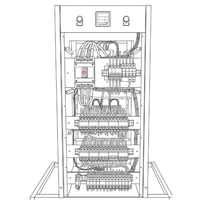 24U Distribution Unit CHINT 160A 4P 21-Circuit (Variant) 2