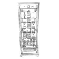 3-Phase In / 3-Phase Out 15KVA UPS Combined Input/Output Cabinet Schneider 32A 3P 12-Circuit (Variant) 2
