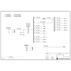 三进三出15KVA UPS 单路市电 C级 带维修旁路 ABB 总容量80A 普通配电 配2台7.5kW空调