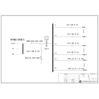 500KVA UPS 单路市电 B级 带维修旁路 德力西 总容量630A 普通配电 5