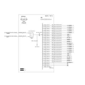 机房通用动力柜 100A 24路 ATS 带防雷 600*2000*1000
