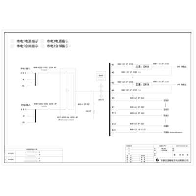Two Sets, 3-Phase In / 1-Phase Out 30KVA UPS Dual Utility Feed B-Tier with Maintenance Bypass CHINT Total Capacity 320A Standard Distribution with 7 units 35kW Air Conditioner