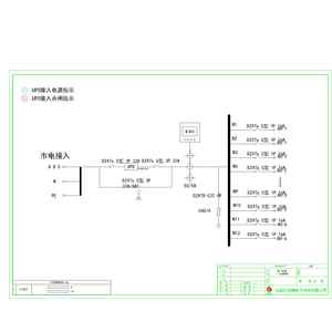 三进三出10KVA UPS 单路市电 C级 带维修旁路 德力西 总容量32A 普通配电