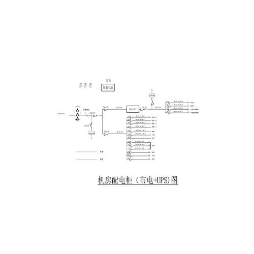 6KVA UPS Combined Input/Output Cabinet Schneider