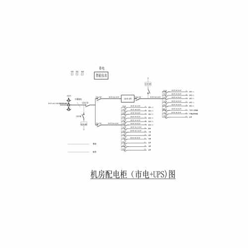 15KVA 3-Phase In / 1-Phase Out Utility Power +UPS Dual-output Combined Cabinet