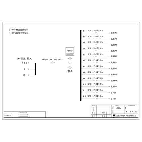 JXF Wall-mount Enclosure ABB 125A 12-Circuit