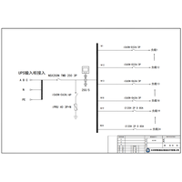 500KVA UPS Power Cabinet Schneider 250A 4P 24-Circuit
