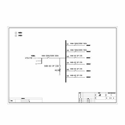 Wall-mount Enclosure HVAC Distribution CHINT 250A 6-Circuit