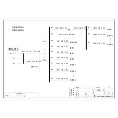 14U Distribution Unit Delixi 100A 4P 18-Circuit (Variant)