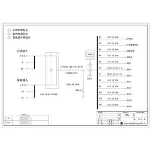 市电配电柜 双路输入 ATS互投  ABB  125A 12回路