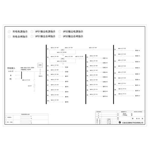 Combined Cabinet CHINT 200A 26-Circuit incl. HVAC Circuit , UPS Input/Output