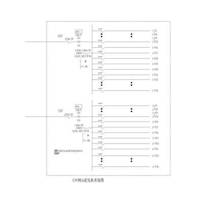 列头柜 125A 双输入 36路 双输出 带防雷 600*2000*1000