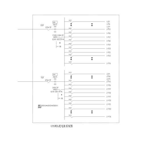 列头柜 125A 双输入 36路 双输出 带防雷 600*2000*1000