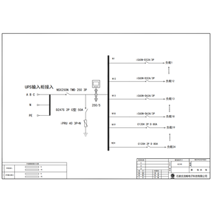 市电配电柜 施耐德 250A 4P 24回路