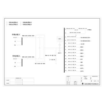 Dual Source ATS Cabinet Combined Cabinet CHINT 500A 12-Circuit