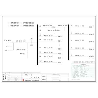 12U Distribution Unit CHINT 100A 2P Dual Circuit 10-Circuit (Variant)