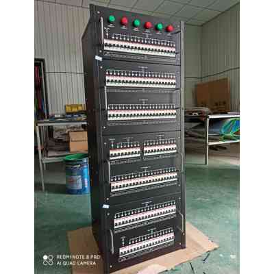 28U Distribution Unit ABB 3-Circuit Feed 135-Circuit Monitoring , Access Control