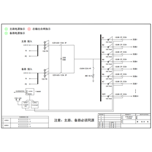UPS输出配电柜 施耐德 125A 4P 精密型 24回路（衍）