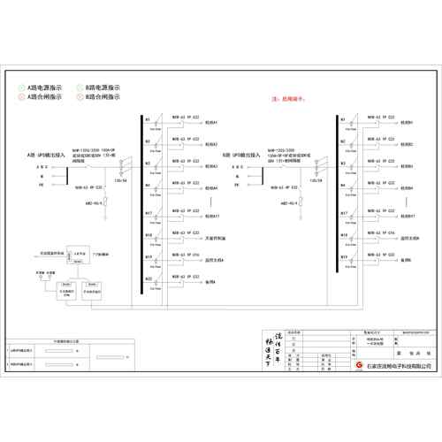 Precision Distribution Cabinet CHINT 100A 4P Precision Dual-Circuit 39-Circuit (Variant)