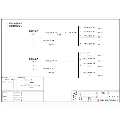 Distribution Box Delixi 63A 4P Dual -Circuit 18-Circuit (Variant)