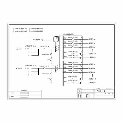 Schneider EZD Precision Row PDU Cabinet 160A 32-Circuit