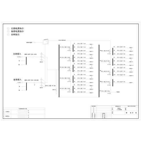 Precision Distribution Cabinet Main + Standby Input Delixi 400A 77-Circuit
