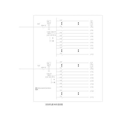 列头柜 400A 双输入 72路 双输出 带防雷 600*2000*1000