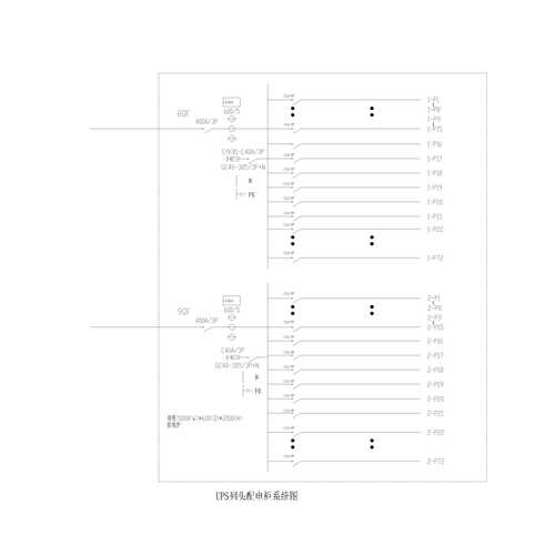 列头柜 400A 双输入 72路 双输出 带防雷 600*2000*1000