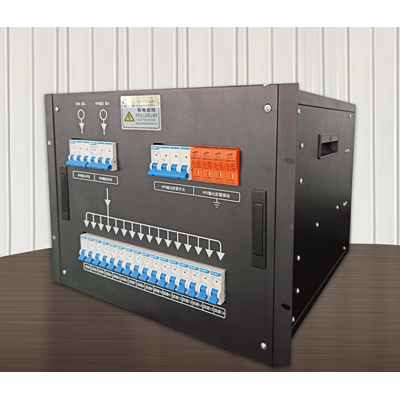 8U Distribution Unit CHINT 63A incl. UPS Input/Output 16-Circuit
