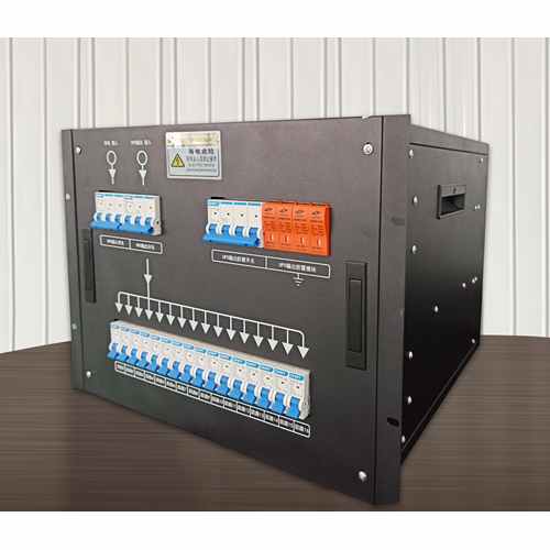 8U Distribution Unit CHINT 63A incl. UPS Input/Output 16-Circuit