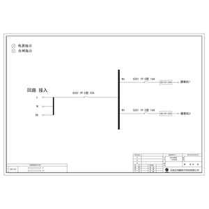 安防电源箱 ABB 32A 2回路