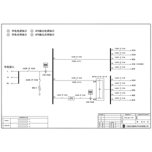 UPS综合配电柜 施耐德 63A 2P 10回路 （衍）