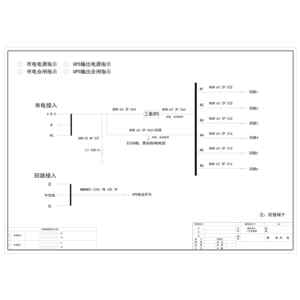 16U综合配电单元 UPS输入输出+电池开关 正泰 63A 6回路 