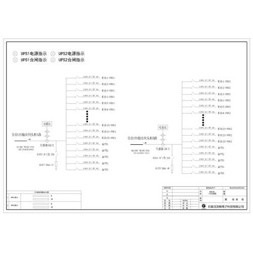 Row PDU Cabinet Schneider 125A Dual-Circuit per Circuit 30-Circuit Double-sided Mounting