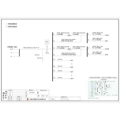 UPS Input/Output Cabinet ABB 630A 4P 16-Circuit (Variant)