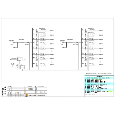 DC Distribution Cabinet ABB 400A 1P Precision Dual-Circuit 60-Circuit (Variant)