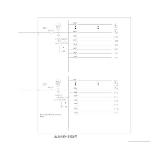 列头柜 40A 双输入 21路 双输出 带防雷 600*2000*1000