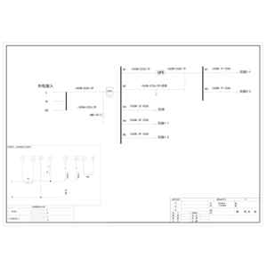 3U配电单元 施耐德63A 2P 双回路 5回路（衍）