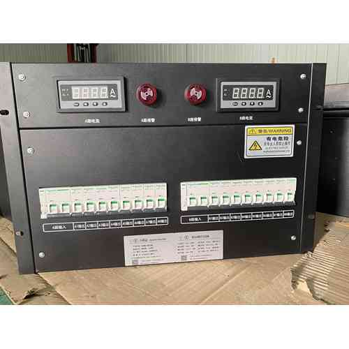 7U Distribution Unit Schneider 32A Dual Input / Dual Output 16-Circuit