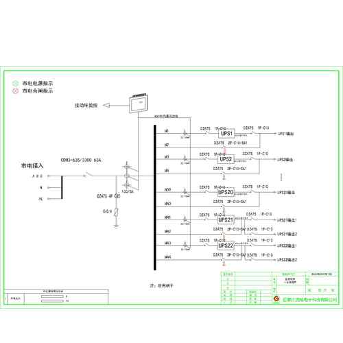 精密 UPS输入柜  德力西 63A 24回路 22台UPS